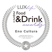 Logotipo identificador da premiação Lux Life Food Drink Awards