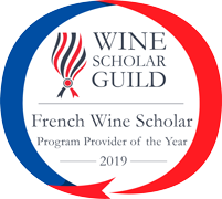Logotipo identificador da premiação Wine Scholar Guild