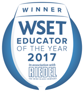 Logotipo identificador da premiação WSET Educator of the Year