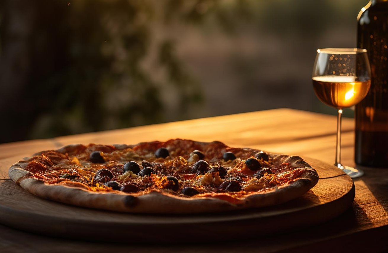 Pizza entre vinhos - Wine Locals